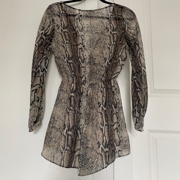 Snake Print Romper - Picture 2 of 2